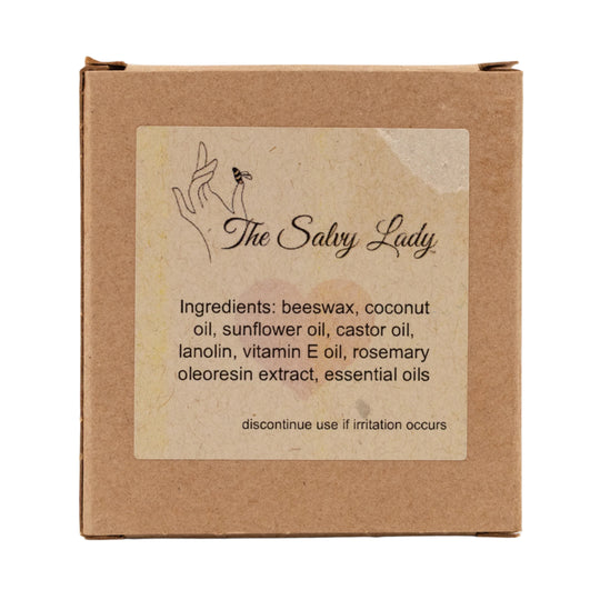 Lip Balm Set | Pack of 4  | Includes Peppermint, Vanilla Rose, Lime Basil, And Lavender Scents | The Salvy Lady