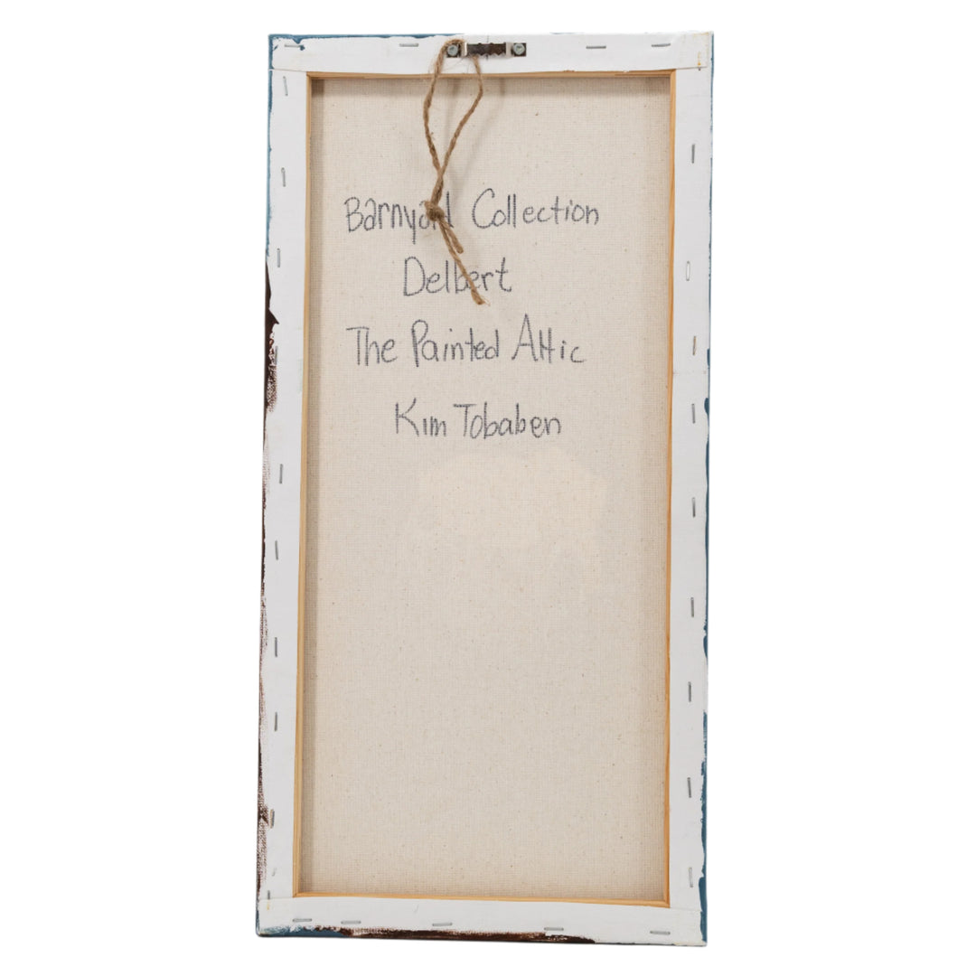 Delbert the Donkey Canvas Painting | 10" x 20" | The Painted Attic