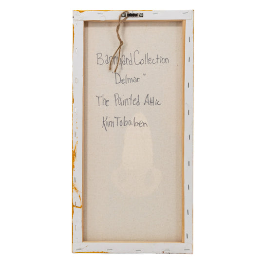 Delmar the Donkey | 10" x 20" | Canvas Painting | The Painted Attic