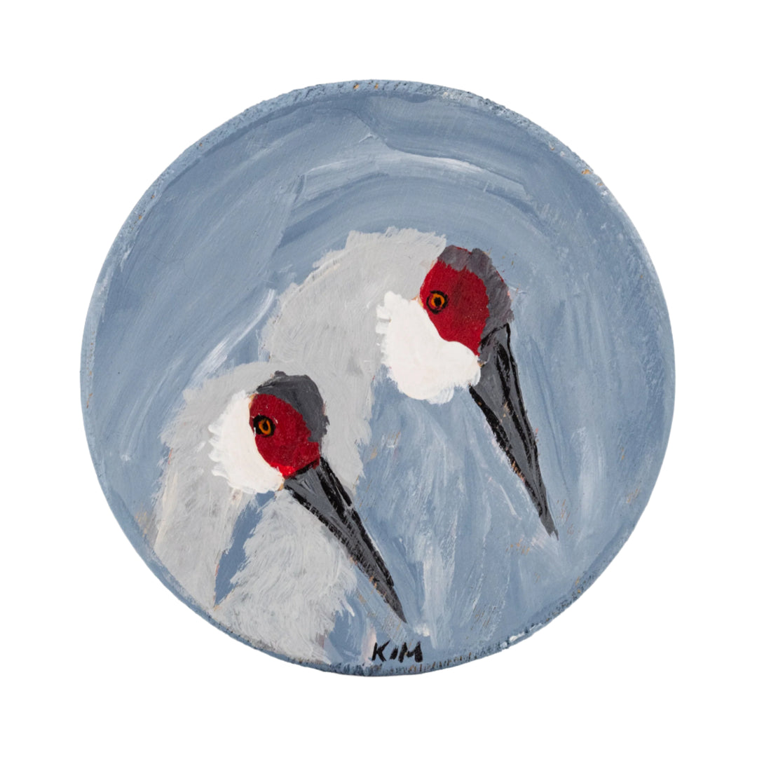 Sandhill Crane Coasters | Wildlife Collection | The Painted Attic