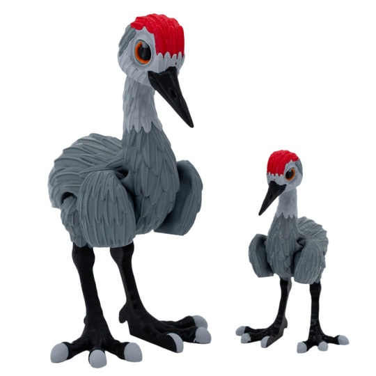 3D Printed Sandhill Crane | Black Sheep Productions LLC