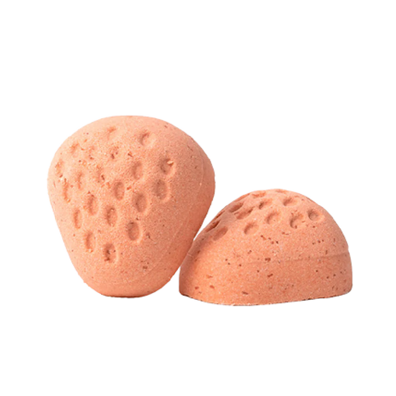 Froth Bath Bomb | Strawberry Scent | Pack of 2 | 7 oz. | Bath Bomb | Perfect Gift | Relaxing | Soothing | Fruity Aroma | Vegan | Gluten Free