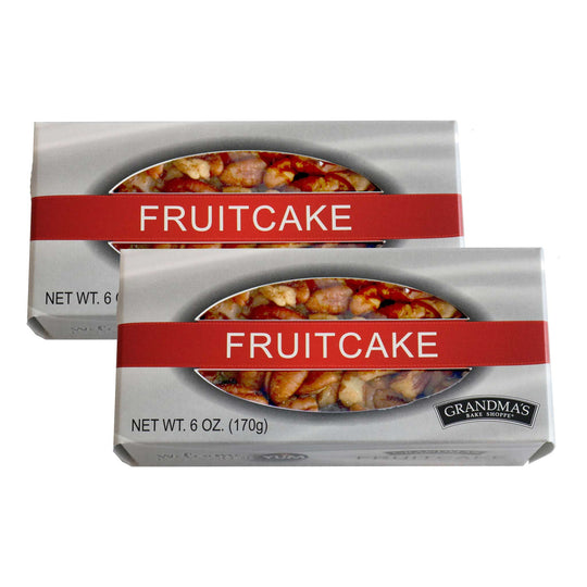 Grandma's Original Fruitcake | Pack of 2 | 6 oz | Beatrice Bakery