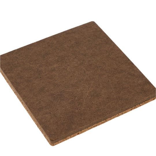 Back of a cork coaster.