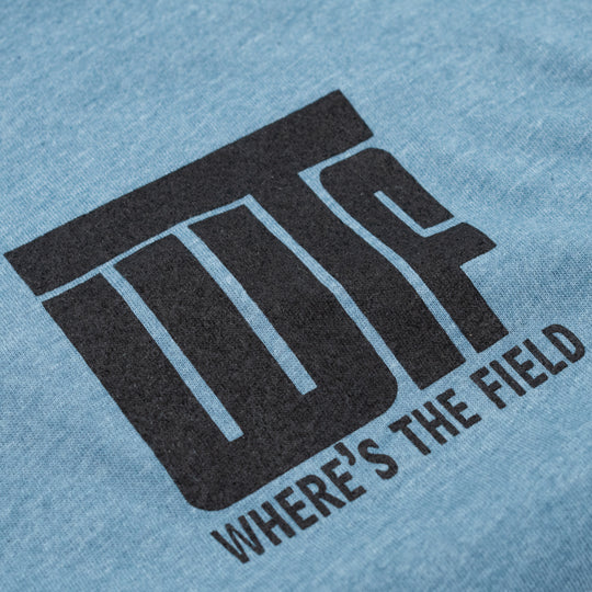 SALE | WTF (Where's The Field) Tank Top | Blue | Multiple Sizes | Screen Machine