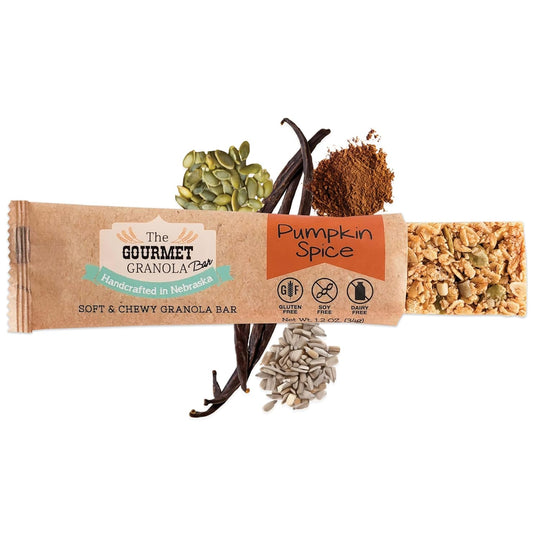 SALE | Pumpkin Spice Granola Bars | Pack of 12 | Gluten, Dairy, & Soy Free | The Gourmet Granola