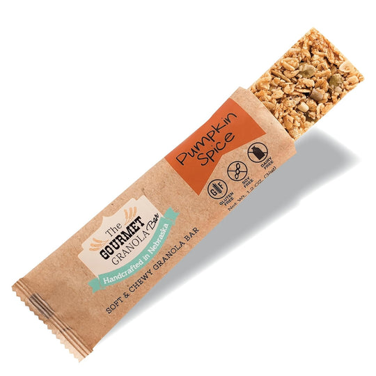 SALE | Pumpkin Spice Granola Bars | Pack of 12 | Gluten, Dairy, & Soy Free | The Gourmet Granola