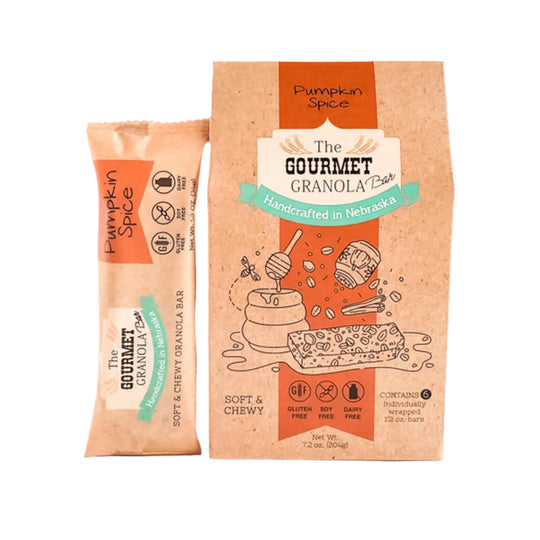 SALE | Pumpkin Spice Granola Bars | Pack of 6 | Gluten, Dairy, & Soy Free | The Gourmet Granola