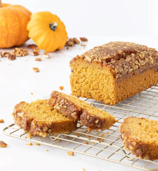 Pumpkin Streusel Coffee Cake | Special Treat | 16 oz Box | Full Of Flavor | Perfect Balance Of Pumpkin & Streusel Topping | Nostalgic Fall Flavor We All Love | Sweet, Spiced Cake | Certified Kosher | Nebraska Bakery