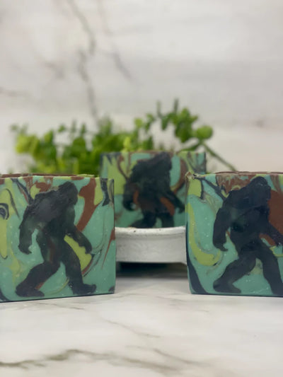 Hand Crafted Artisan Bar Soap | Bigfoot Bar Soap | 5.3 oz. Bar | Perfect For Kitchen Or Bathroom Soap | Cleansing Bar | Packed With Skin-Healthy Ingredients | 6 Pack | Shipping Included