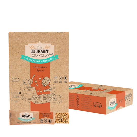 SALE | Pumpkin Spice Granola Bars | Pack of 12 | Gluten, Dairy, & Soy Free | The Gourmet Granola