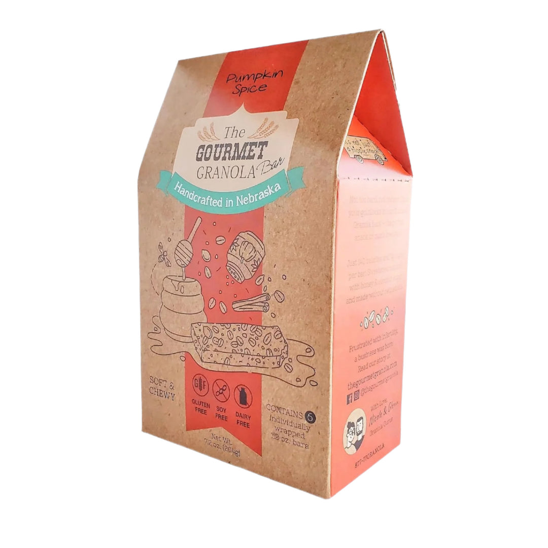 SALE | Pumpkin Spice Granola Bars | Pack of 6 | Gluten, Dairy, & Soy Free | The Gourmet Granola