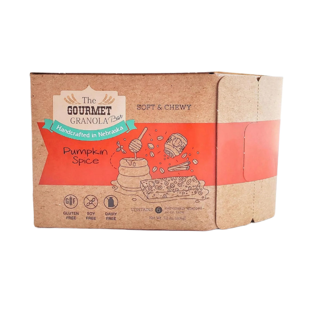 SALE | Pumpkin Spice Granola Bars | Pack of 6 | Gluten, Dairy, & Soy Free | The Gourmet Granola
