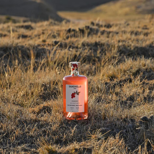 Nebraska Elixirs | Natural Cranberry Flavor | Zero-Proof Spirit | Made in Small Batches | Dry Cocktail Solution | Non-Alcoholic Cocktails | 25.3 oz. Bottles