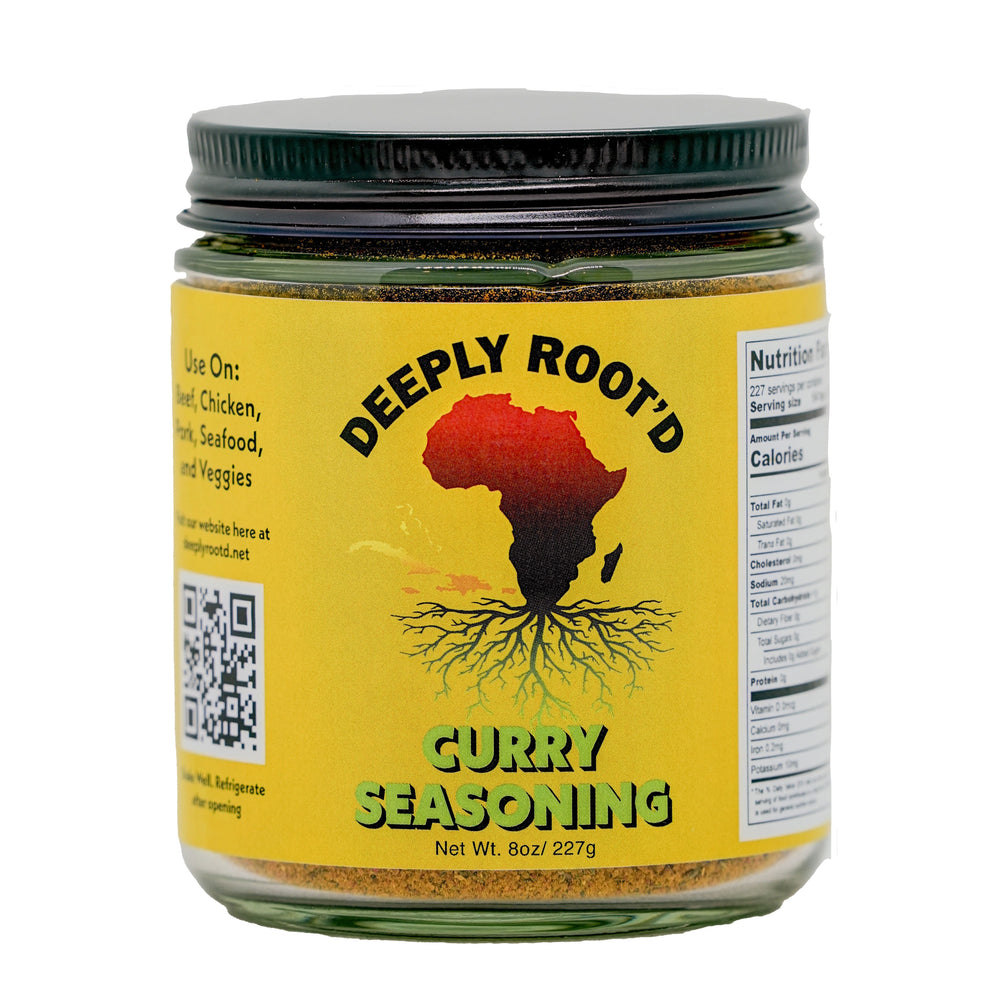 Curry Seasoning | 8 oz | Infuses Depth & Complexity | Made in Lincoln, NE | Deeply Root'd