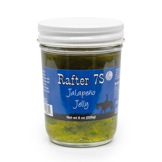 Jalapeno Jelly | 8 oz. Jar | All Natural | Nebraska Jelly | Mix With Sour Cream And Use As A Dip | Meat Glaze | Burst Of Spicy Flavor | Mild Spice