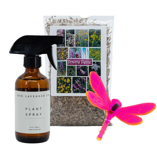 Garden Serenity Set | Plant Spray, Yard Decoration & Seed Mix