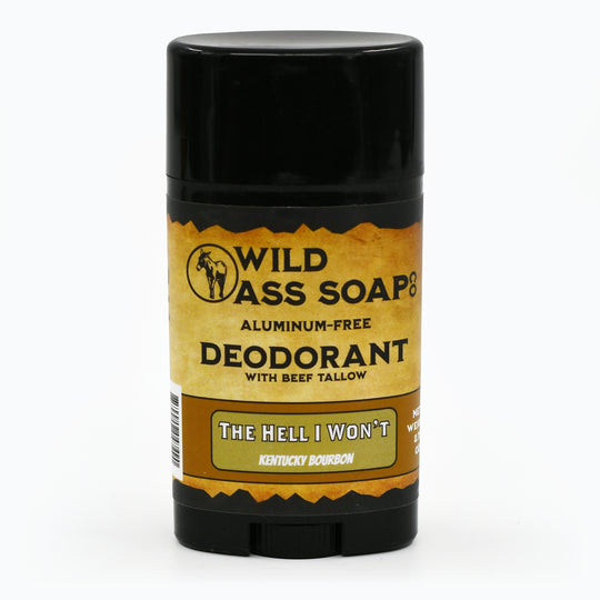Aluminum-Free The Hell I Won't Beef Tallow Deodorant | 2.75 oz | Wild Ass Soap