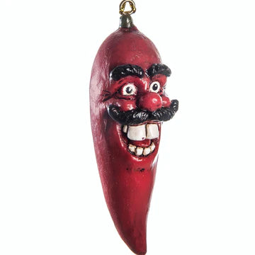 Chili Pepper Ornament | Christmas Tree Decoration | Whimsical Charm | Made in Lincoln, NE | Bert Anderson Collection