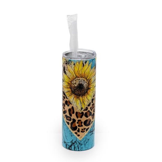 Sunflower Cheetah Tumbler 