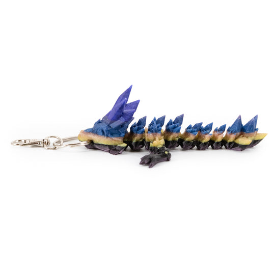 3D Printed Keychain | Dragon Figurine | Many Vibrant Colors | Backpack Bling | Made in Holdrege, NE | Black Sheep Productions LLC