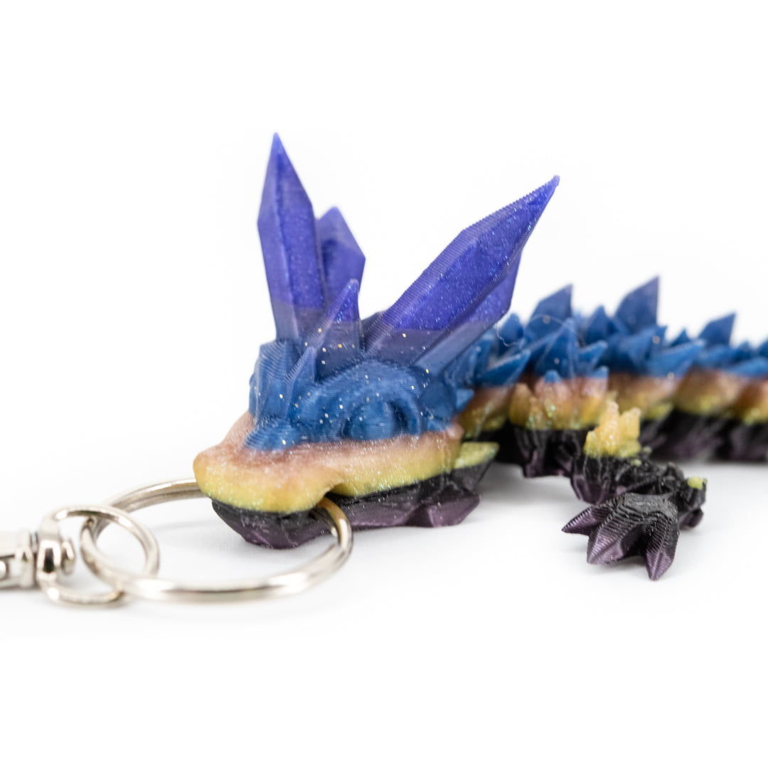 3D Printed Keychain | Dragon Figurine | Many Vibrant Colors | Backpack Bling | Made in Holdrege, NE | Black Sheep Productions LLC