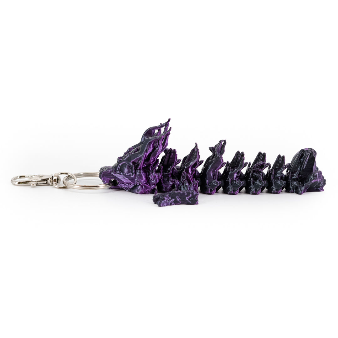 3D Printed Keychain | Dragon Figurine | Many Vibrant Colors | Backpack Bling | Made in Holdrege, NE | Black Sheep Productions LLC