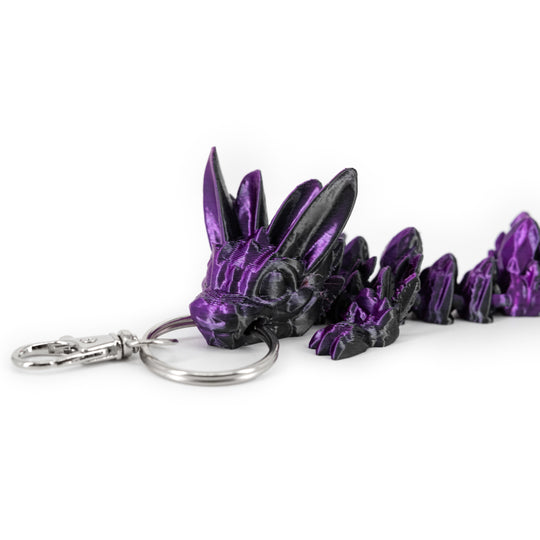 3D Printed Keychain | Dragon Figurine | Many Vibrant Colors | Backpack Bling | Made in Holdrege, NE | Black Sheep Productions LLC