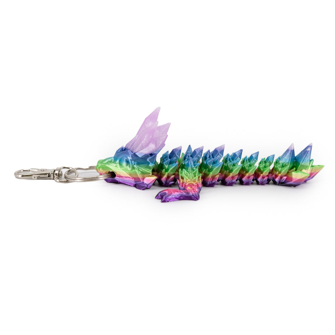 3D Printed Keychain | Dragon Figurine | Many Vibrant Colors | Backpack Bling | Made in Holdrege, NE | Black Sheep Productions LLC