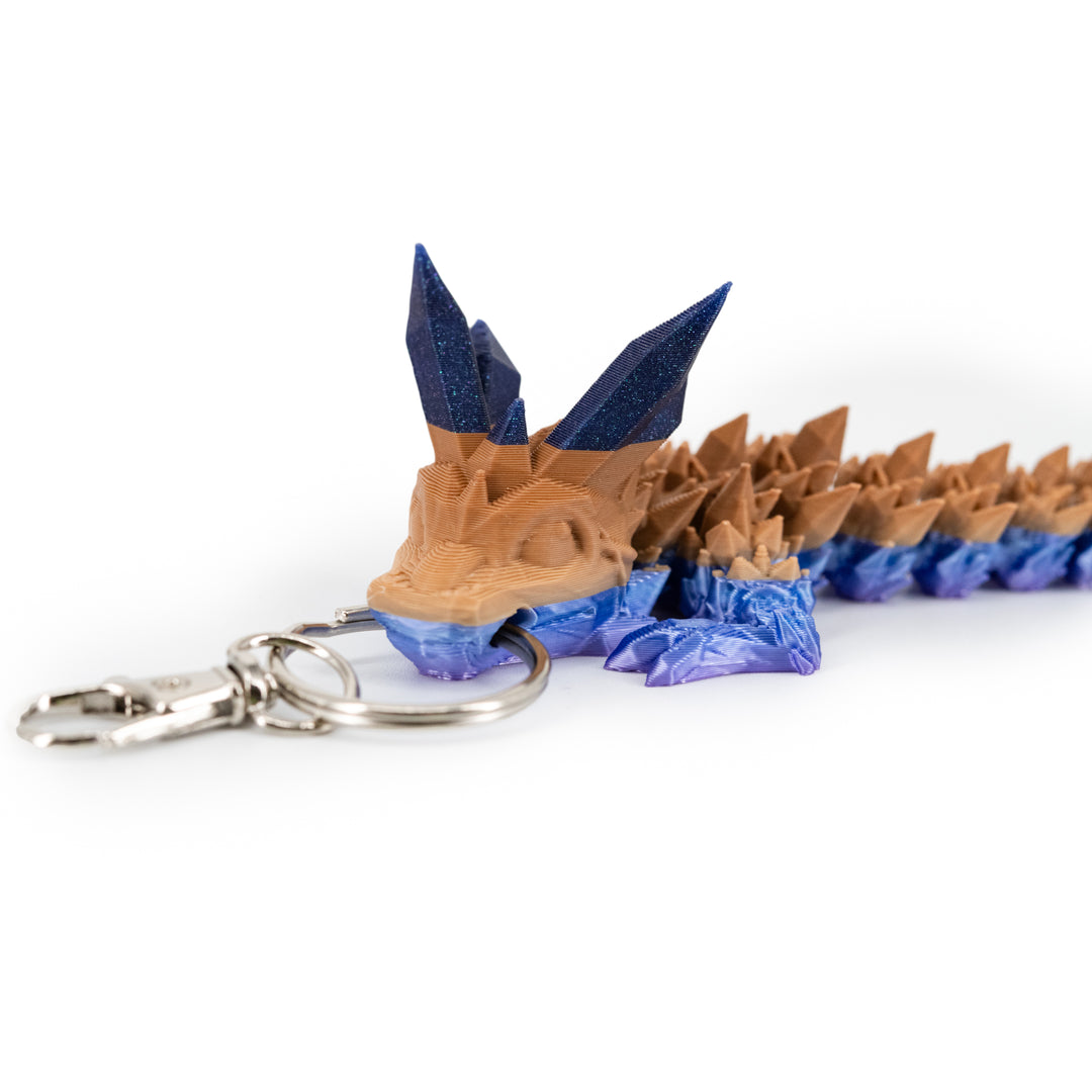 3D Printed Keychain | Dragon Figurine | Many Vibrant Colors | Backpack Bling | Made in Holdrege, NE | Black Sheep Productions LLC