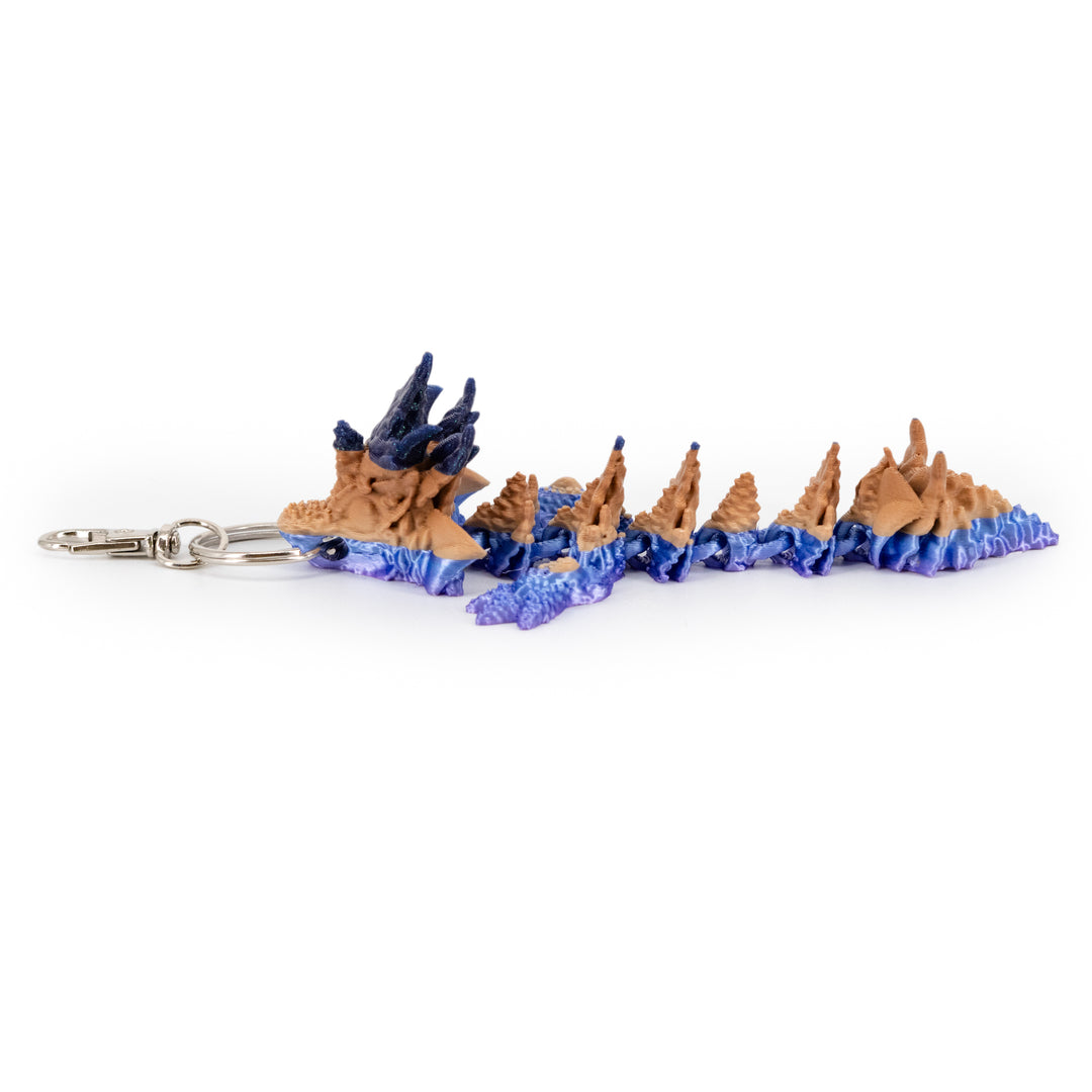 3D Printed Keychain | Dragon Figurine | Many Vibrant Colors | Backpack Bling | Made in Holdrege, NE | Black Sheep Productions LLC