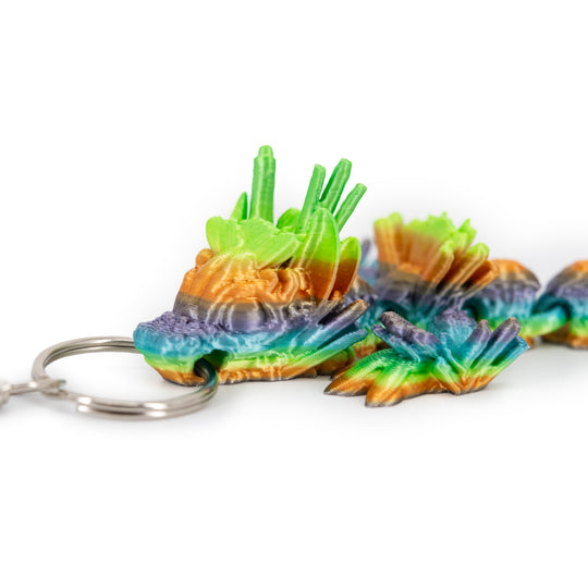 3D Printed Keychain | Dragon Figurine | Many Vibrant Colors | Backpack Bling | Made in Holdrege, NE | Black Sheep Productions LLC