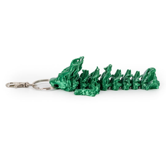 3D Printed Keychain | Dragon Figurine | Many Vibrant Colors | Backpack Bling | Made in Holdrege, NE | Black Sheep Productions LLC