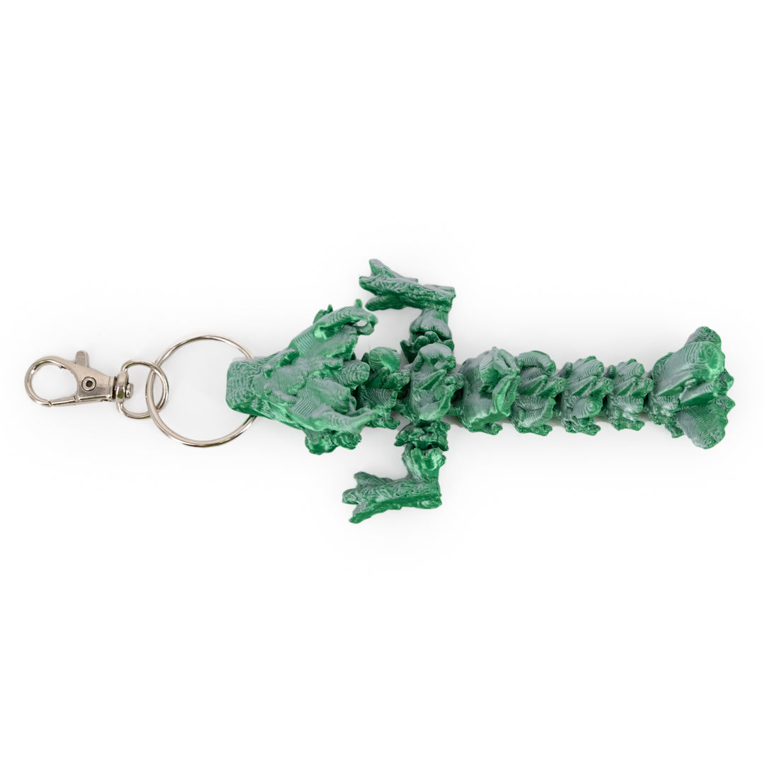 3D Printed Keychain | Dragon Figurine | Many Vibrant Colors | Backpack Bling | Made in Holdrege, NE | Black Sheep Productions LLC