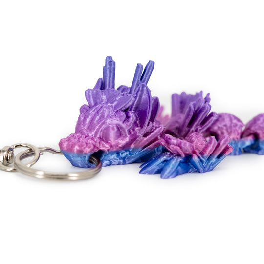 3D Printed Keychain | Dragon Figurine | Many Vibrant Colors | Backpack Bling | Made in Holdrege, NE | Black Sheep Productions LLC