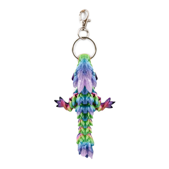 3D Printed Keychain | Dragon Figurine | Many Vibrant Colors | Backpack Bling | Made in Holdrege, NE | Black Sheep Productions LLC