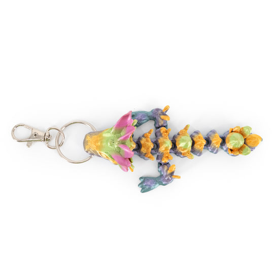 3D Printed Keychain | Dragon Figurine | Many Vibrant Colors | Backpack Bling | Made in Holdrege, NE | Black Sheep Productions LLC