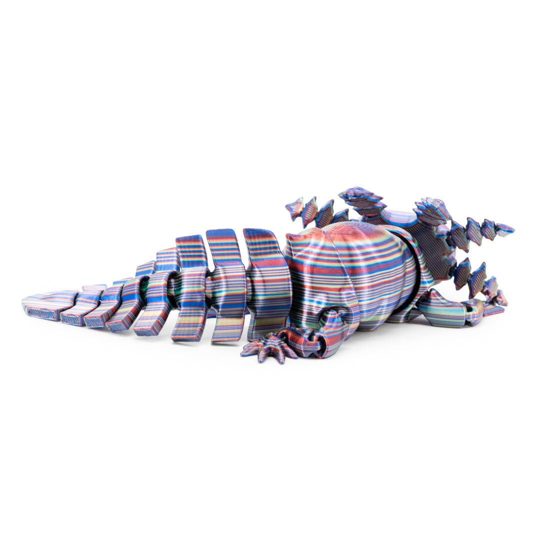 Rainbow Axolotl Figurine