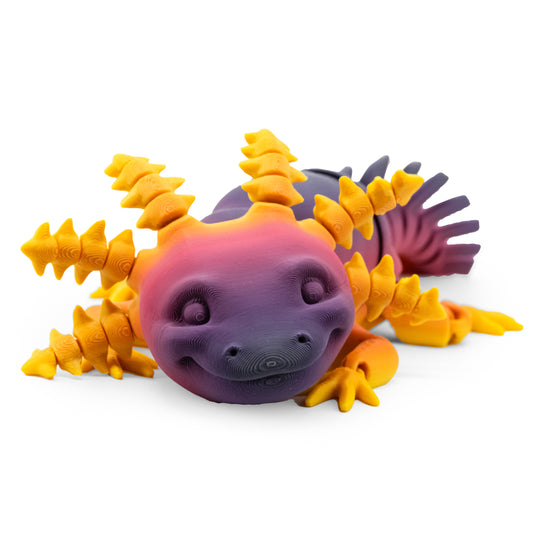 Sunset Axolotl Figurine