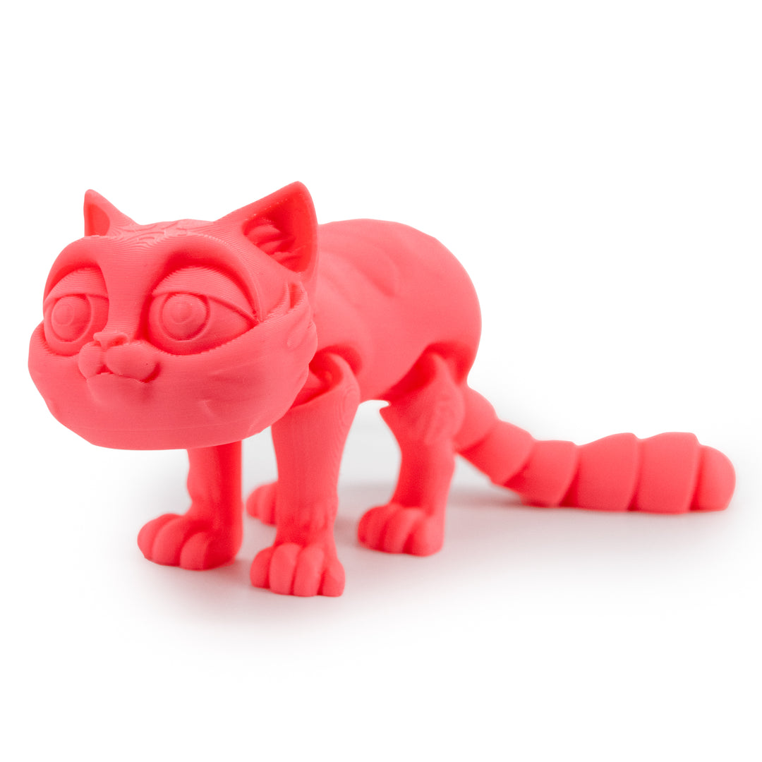 Pink 3D Colored Kitten