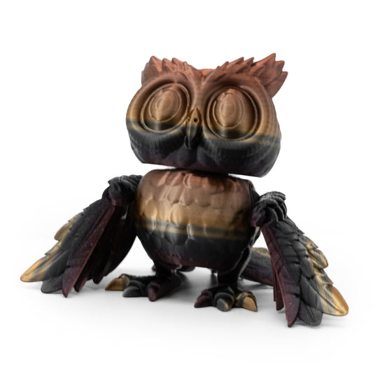 Twilight Colored 3D Printed Owl 