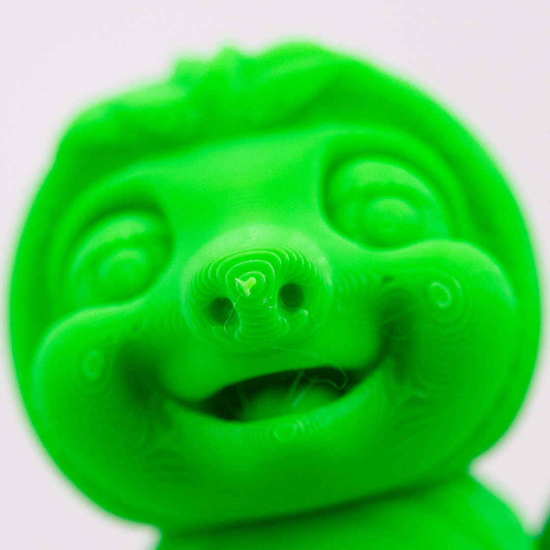 Neon Green 3D Printed Sloth