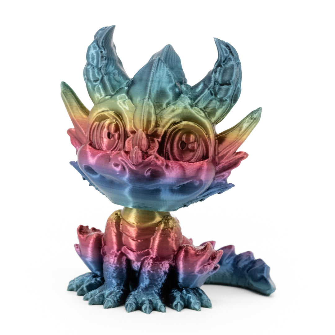 Rainbow 3D Dragon Hatchling