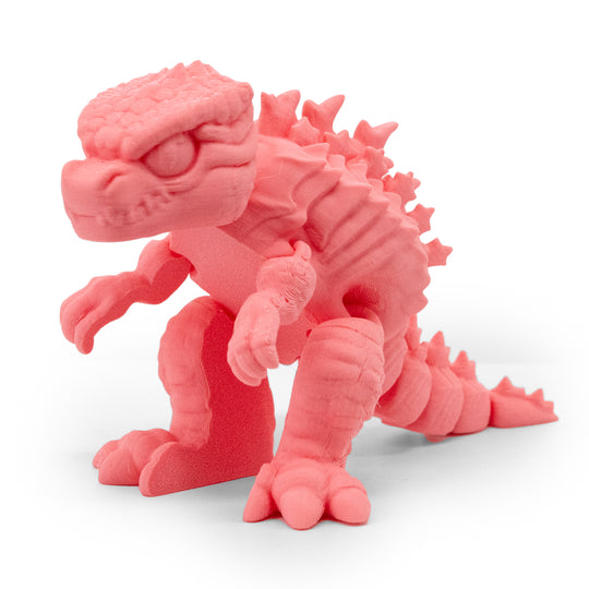 Light Pink 3D Printed Godzilla