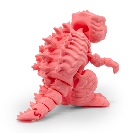 Light Pink 3D Printed Godzilla