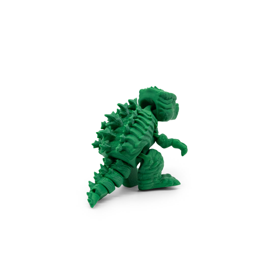 Green 3D Printed Godzilla