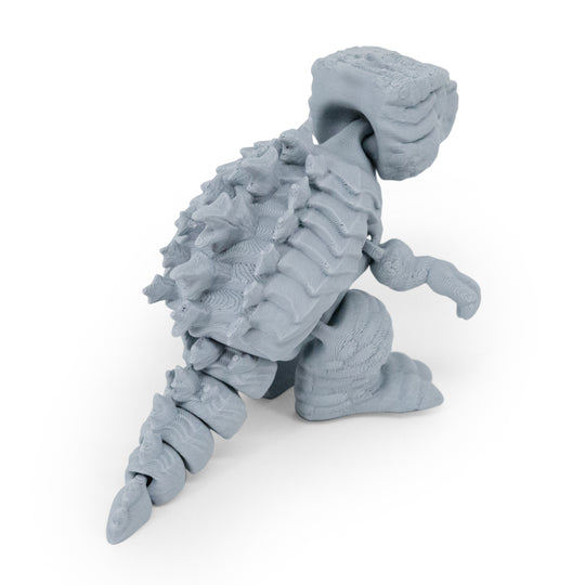 Gray 3D Printed Godzilla