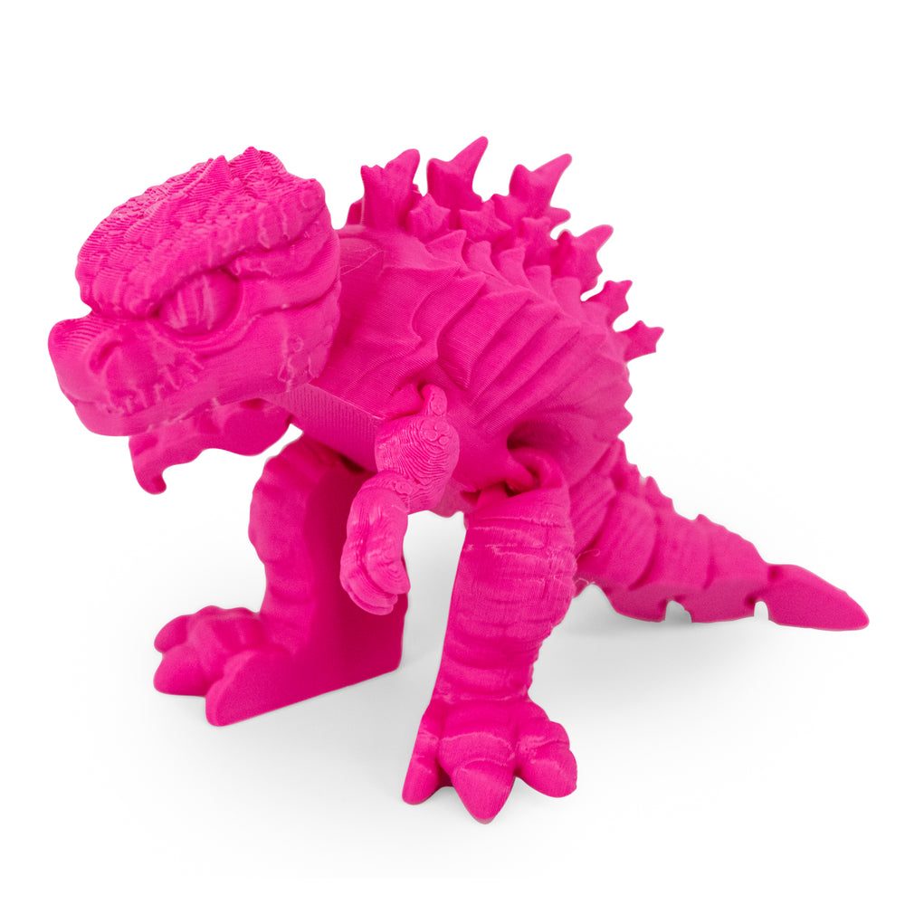 Hot Pink 3D Printed Godzilla