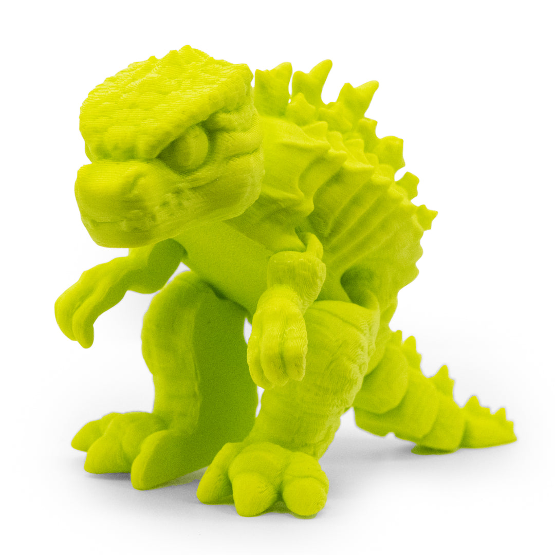 Lime 3D Printed Godzilla