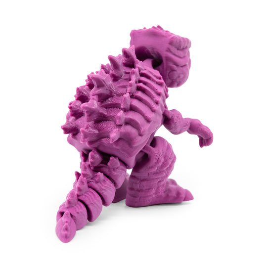 Purple 3D Printed Godzilla